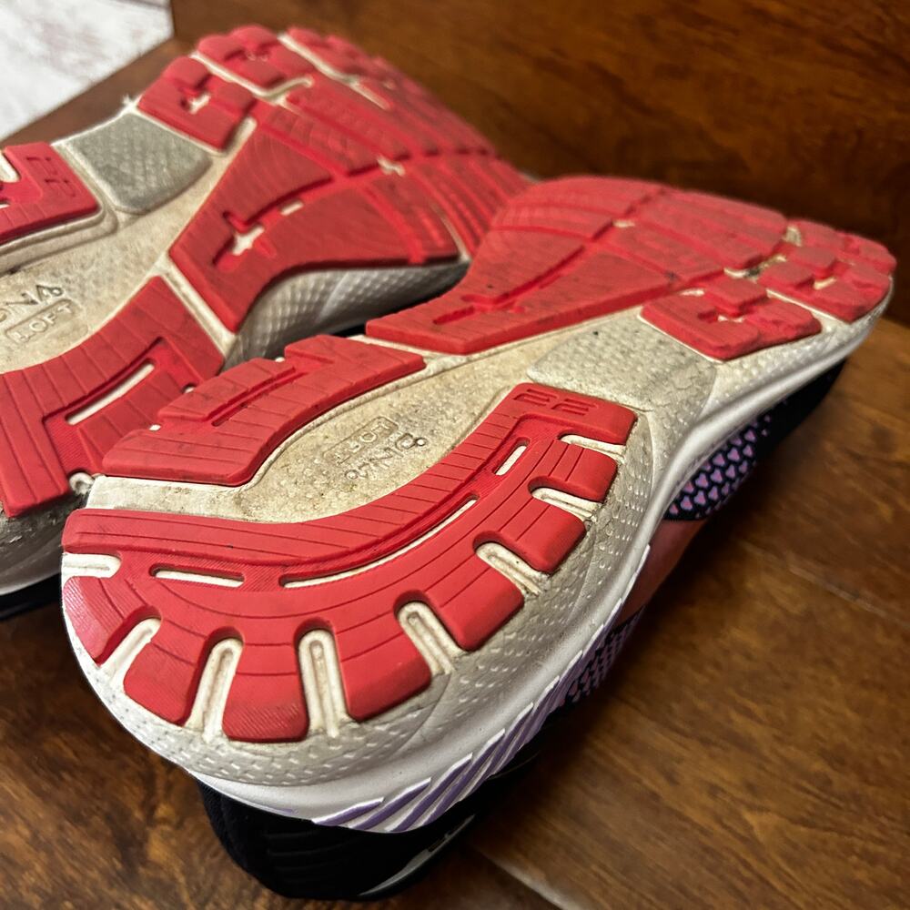 BROOKS Adrenaline GTS 22 Running Shoes Navy Purple Lilac Women’s Size 10.5 - Picture 8 of 8